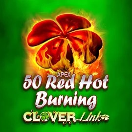50 Red Hot Burning Clover Links logo – Slots by Novomatic at Safe Casino