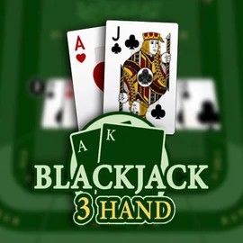 Blackjack 3H (Habanero) online game logo by Habanero on safecasinopt.pt