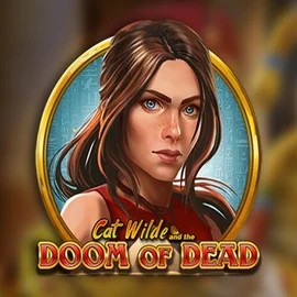 Cat Wilde and the Doom of Dead slot logo by Play’n GO at Safe Casino